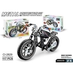 PUZZLE CONSTRUCCION SET MOTO ,117 PZAS. 18 x 4 x 24,5 cm.