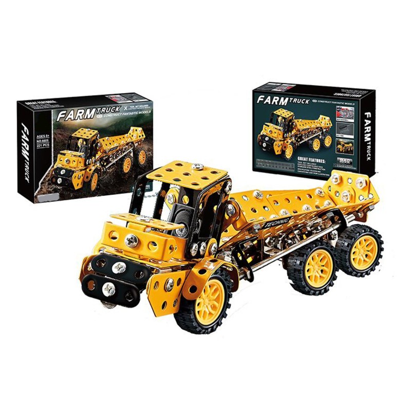 PUZZLE CONSTRUCCION FARM TRUCK ,221 PZAS. 31,5 x 20,3 x 4 cm.