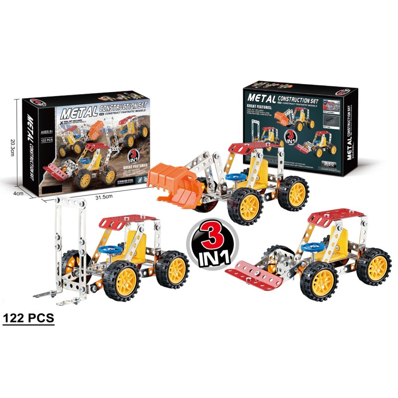 PUZZLE CONSTRUCCION TRACTORES 3 EN 1 ,112 PZAS. 31,5 x 20,3 x 4 cm. PUZZLE CONSTRUCCION TRACTORES 3 EN 1 ,112 PZAS. 31,5 x 20,3 x 4 cm.