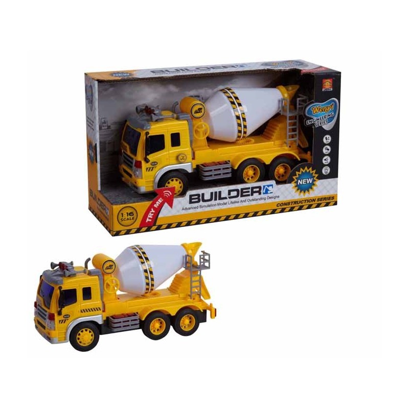 CAMION CEMENTERO FRICCION LUZ Y SONIDO CAMION CEMENTERO FRICCION LUZ Y SONIDO