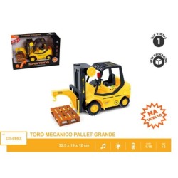 TORO MECANICO ESCALA 1:16,LUZ Y SONIDO 4 FUNCIONES 32,5 x 19 x 12 cm