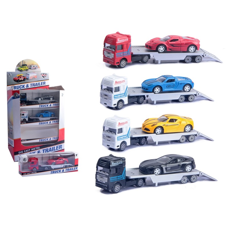 EXP.16 CAMIONES PORTACOCHES,4 MODELOS Exp. 22,5 x 20 x 29,03 Unid. 22 x 4,8 x 7,1 cm. EXP.16 CAMIONES PORTACOCHES,4 MODELOS Exp. 22,5 x 20 x 29,03 Unid. 22 x 4,8 x 7,1 cm.