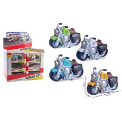 EXP.24 MOTOS TURBO EN BOX ,4 COLORES Exp. 14,5 x 6 x 7 cm. Unid. 9 x 4,5 x 6,5 cm.