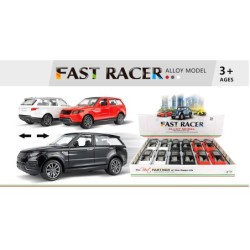 EXP.12 COCHES SUV PULL BACK ESCALA 1:36 ,3 COLORES Exp. 37,5 x 26 x 5 cm. Unid. 12 x 4,5 x 4,5 cm.