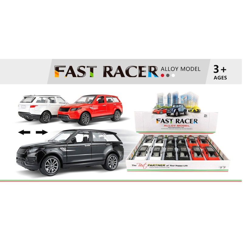 EXP.12 COCHES SUV PULL BACK ESCALA 1:36 ,3 COLORES Exp. 37,5 x 26 x 5 cm. Unid. 12 x 4,5 x 4,5 cm. EXP.12 COCHES SUV PULL BACK ESCALA 1:36 ,3 COLORES Exp. 37,5 x 26 x 5 cm. Unid. 12 x 4,5 x 4,5 cm.