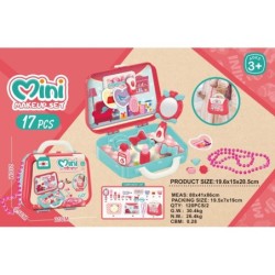 MALETITA BOLSO MINI MAKE UP 17 PZAS. BEAUTY 19,6 x 15 x 20,5 cm.