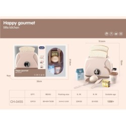 TOSTADORA SERIE GOURMET MARRON 35 x 21,8 x 9 cm.