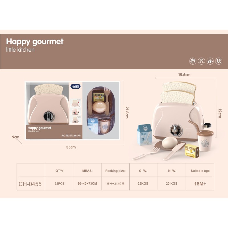 TOSTADORA SERIE GOURMET MARRON 35 x 21,8 x 9 cm. TOSTADORA SERIE GOURMET MARRON 35 x 21,8 x 9 cm.