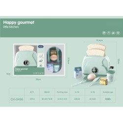 TOSTADORA SERIE GOURMET VERDE 35 x 21,8 x 9 cm.