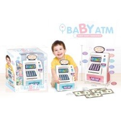 CAJA REGISTRADORA INFANTIL CON LUZ Y SONIDO 25 x 15,8 x 9 cm.