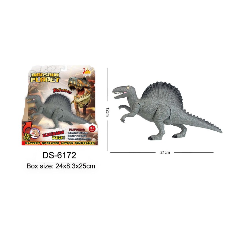 JURASSIC SPINOSAURUS PEQUEÑO CON SONIDO 12 x 20 x 6,5 cm JURASSIC SPINOSAURUS PEQUEÑO CON SONIDO 12 x 20 x 6,5 cm