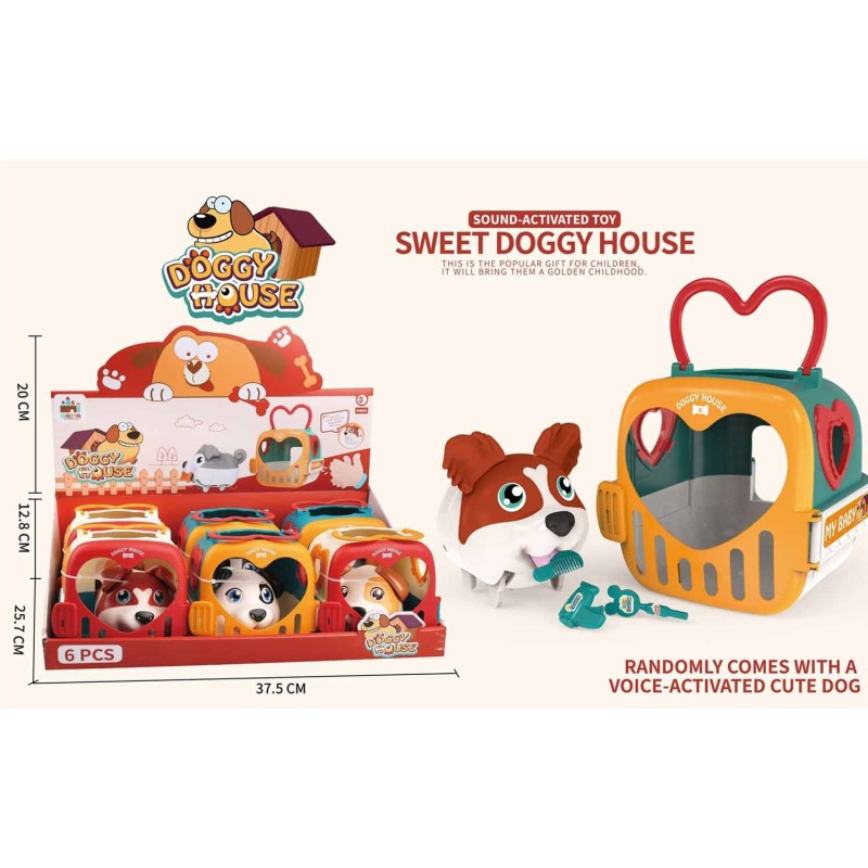 EXP.6 SWEET DOGGY ELECTRONICO CON CONTROL SONIDO 37,5 x 25,7 x 12,8 Cm. EXP.6 SWEET DOGGY ELECTRONICO CON CONTROL SONIDO 37,5 x 25,7 x 12,8 Cm.