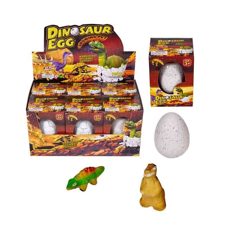 EXP.6 HUEVOS GIGANTES DINOSAUR CON ECLOSION Expositor: 28,5 x 17,5 x 29,5cm Unidad: 12 x 7 EXP.6 HUEVOS GIGANTES DINOSAUR CON ECLOSION Expositor: 28,5 x 17,5 x 29,5cm Unidad: 12 x 7
