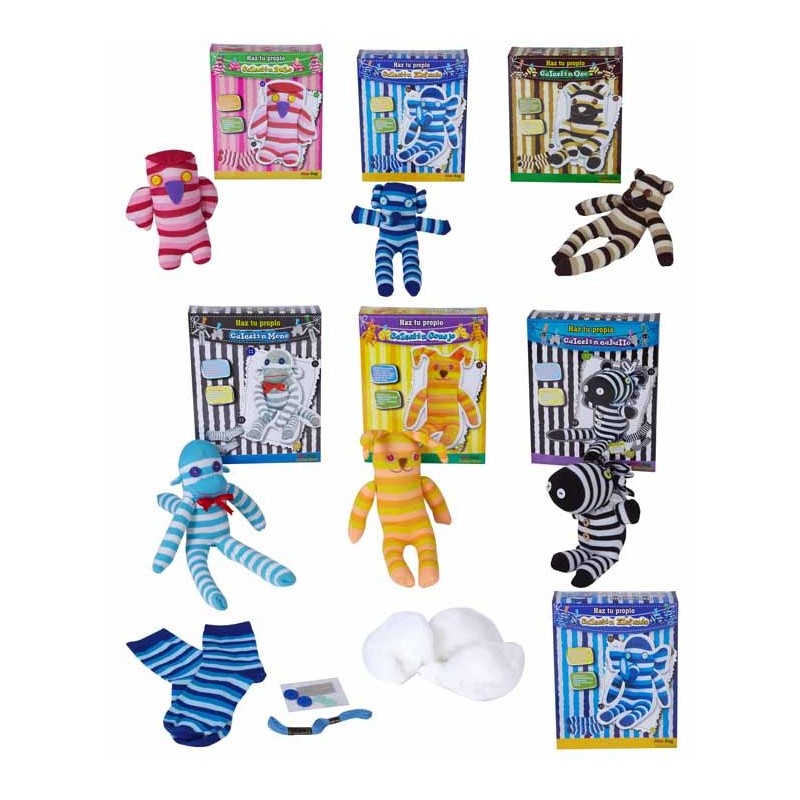 SET HAZ TU PROPIO PELUCHE,6 MODELOS Caja: 20 x 25 x 5 cm Figura: 32 x 15 x 10 cm SET HAZ TU PROPIO PELUCHE,6 MODELOS Caja: 20 x 25 x 5 cm Figura: 32 x 15 x 10 cm