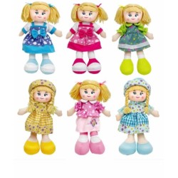 MUÑECA DE TRAPO 30 CM.,6 MODELOS NUEVOS 30 x 8 x 7 cm.