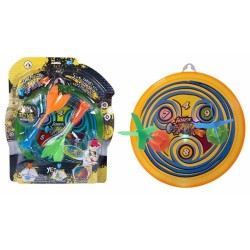 JUEGO 2 EN 1 DARDOS Y FRISBY EN BLISTER 18 x 4 x 4 cm