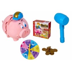 JUEGO FAMILIA HUCHA CERDITO 17,5 x 18 x 14 cm