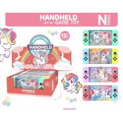 EXP.12 WATER GAME RAINBOW HORSE ,4 MODELOS Exp. 23,5 x 8 x 30,5 cm. Unid.17 x 7,5 x 2,5 cm