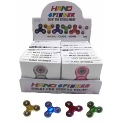 EXP.24 HAND SPINNER SURTIDOS,6 COLORES 16 x 19 x 23 cm