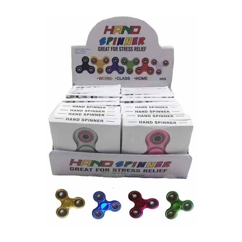 EXP.24 HAND SPINNER SURTIDOS,6 COLORES 16 x 19 x 23 cm EXP.24 HAND SPINNER SURTIDOS,6 COLORES 16 x 19 x 23 cm