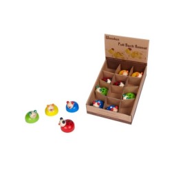 EXP.12 ANIMALES MADERA ROUND C/TRACCION SURTIDOS Exp:5 x 17 x 25 Uni:4,5 x 5 x 6 cm