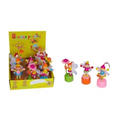 EXP.12 HADAS EN MADERA SURTIDAS Exp:6 x 22 x 29 Uni: 12 x 5 x 5 cm