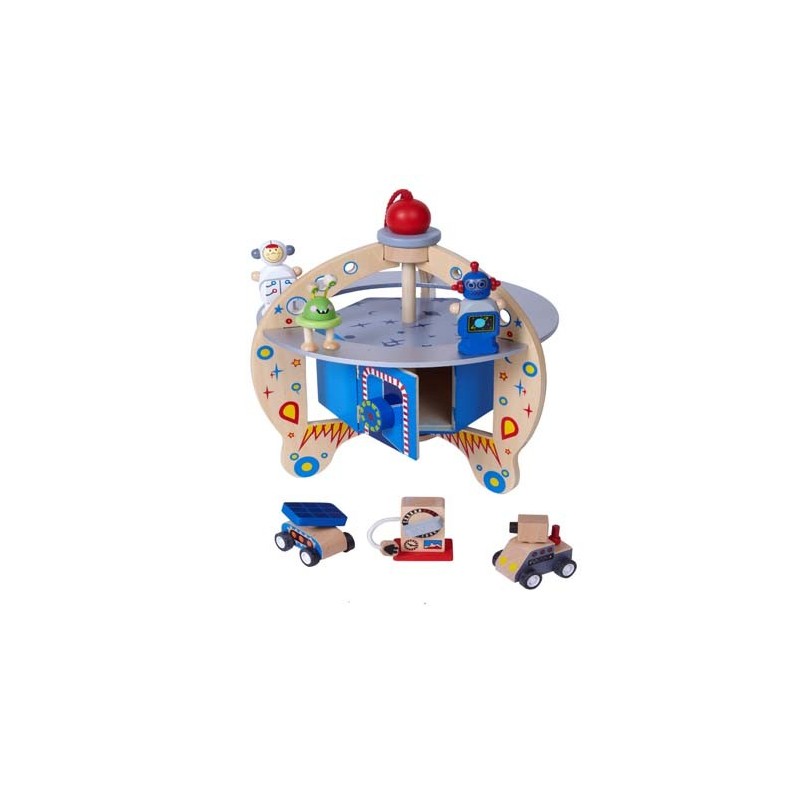 NAVE OVNI MADERA ,7 PZAS. 35 x 27 x 21 cm. NAVE OVNI MADERA ,7 PZAS. 35 x 27 x 21 cm.