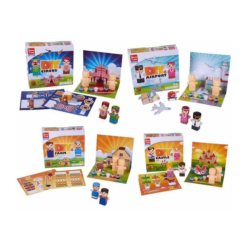 SET PINTA TU PROPIA MARIONETA,4 MODELOS 26 x 25 x 7 cm SET PINTA TU PROPIA MARIONETA,4 MODELOS 26 x 25 x 7 cm