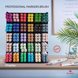 EXPOSITOR 180 PROFESSIONAL BRUSH MARKERS SURTIDOS 37,5 x 36,5 x 29 cm.