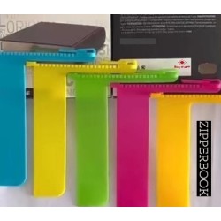 PUNTO LIBRO CREMALLERA ZIPPERBOOK,5 COL. 15 x 10 x 1,5 cm. PUNTO LIBRO CREMALLERA ZIPPERBOOK,5 COL. 15 x 10 x 1,5 cm.