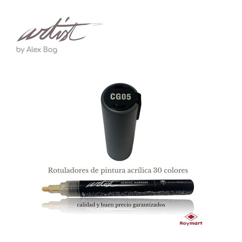 ESTUCHE 12 ROTUL.ACRILICO GC05 GRIS OSCURO 15 cm. ESTUCHE 12 ROTUL.ACRILICO GC05 GRIS OSCURO 15 cm.