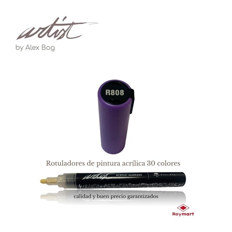 ESTUCHE 12 ROTUL.ACRILICO R808 VIOLETA 15 cm. ESTUCHE 12 ROTUL.ACRILICO R808 VIOLETA 15 cm.