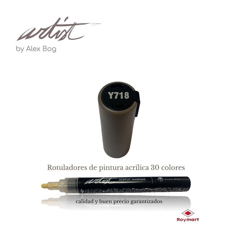 ESTUCHE 12 ROTUL.ACRILICO Y718 TIERRA 15 cm. ESTUCHE 12 ROTUL.ACRILICO Y718 TIERRA 15 cm.