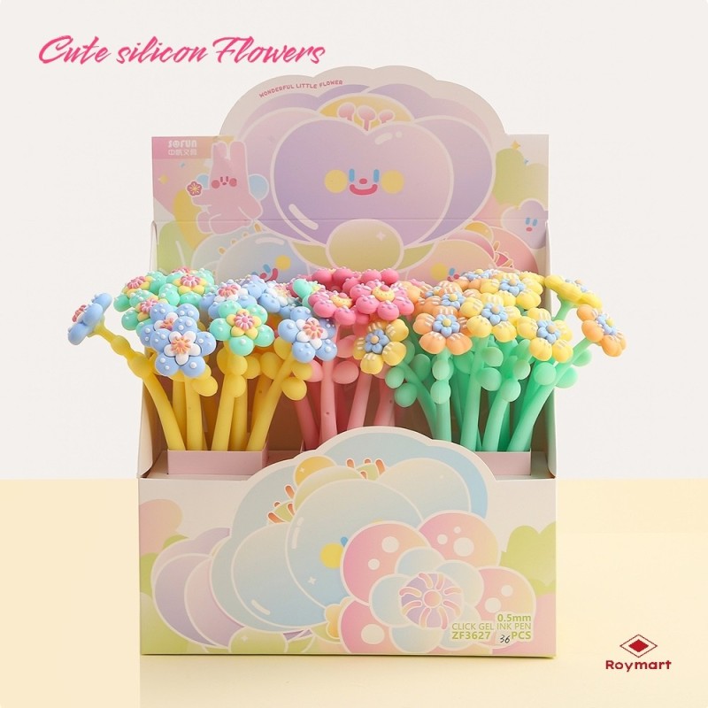 EXP.36 BOL.GEL WONDERFUL FLOWERS COLORES SURTIDOS Exp: 23,5 x 10 x 23,5 cm Und: 21 x 3,3 x 1,3 cm EXP.36 BOL.GEL WONDERFUL FLOWERS COLORES SURTIDOS Exp: 23,5 x 10 x 23,5 cm Und: 21 x 3,3 x 1,3 cm