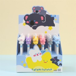 EXP.36 BOLIS GEL CHUBBY ANIMALS,6 COLORES