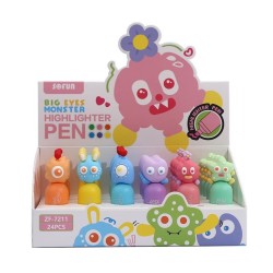 EXP.24 MARCADORES MONSTERS ,6 COLORES