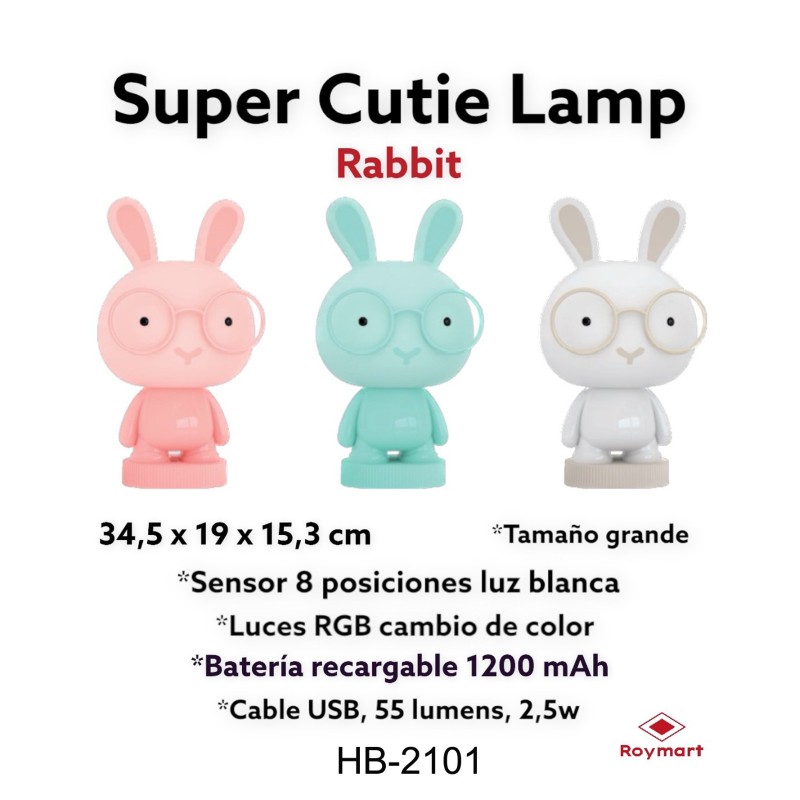 LED LAMP RABBIT GAFAS RGB 8 CAMBIOS COLOR ,3 COL. 19 x 15,3 x 34,5 cm. LED LAMP RABBIT GAFAS RGB 8 CAMBIOS COLOR ,3 COL. 19 x 15,3 x 34,5 cm.