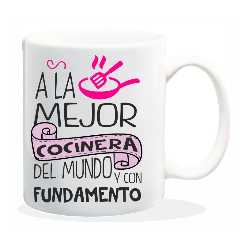 MUG CON MENSAJE PARA LA MEJOR COCINERO... 8 x 8 x 9,5 cm. MUG CON MENSAJE PARA LA MEJOR COCINERO... 8 x 8 x 9,5 cm.
