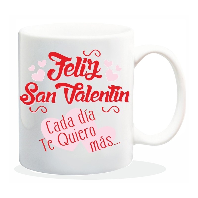 MUG ENAMORADOS FELIZ SAN VALENTIN.... 8 x 8 x 9,5 cm. MUG ENAMORADOS FELIZ SAN VALENTIN.... 8 x 8 x 9,5 cm.