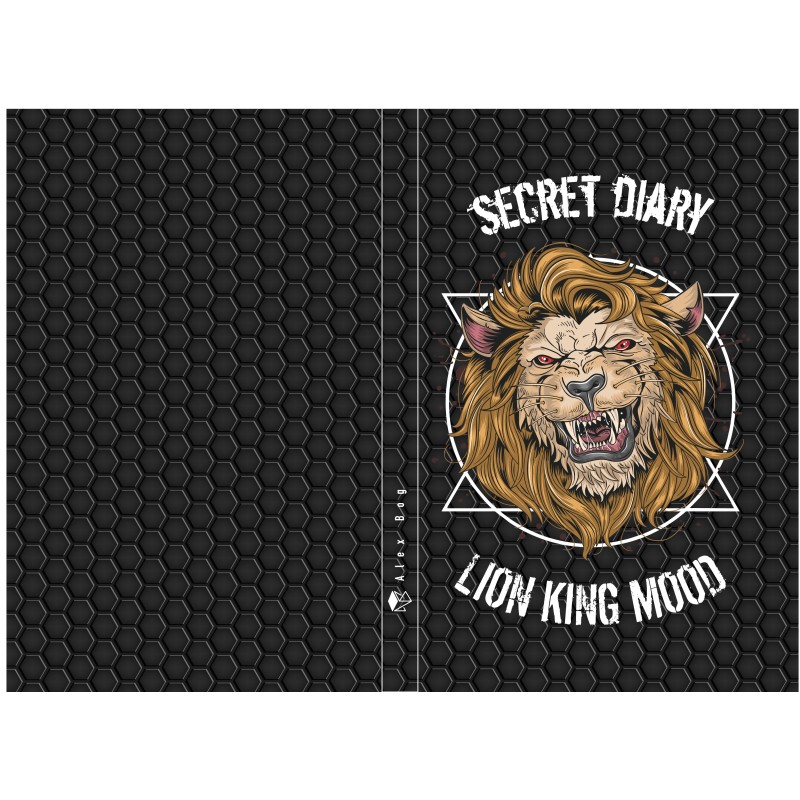 DIARIO A5 168H.C/CANDADO LION KING MOOD 14 x 21,50 x 2 cm. DIARIO A5 168H.C/CANDADO LION KING MOOD 14 x 21,50 x 2 cm.