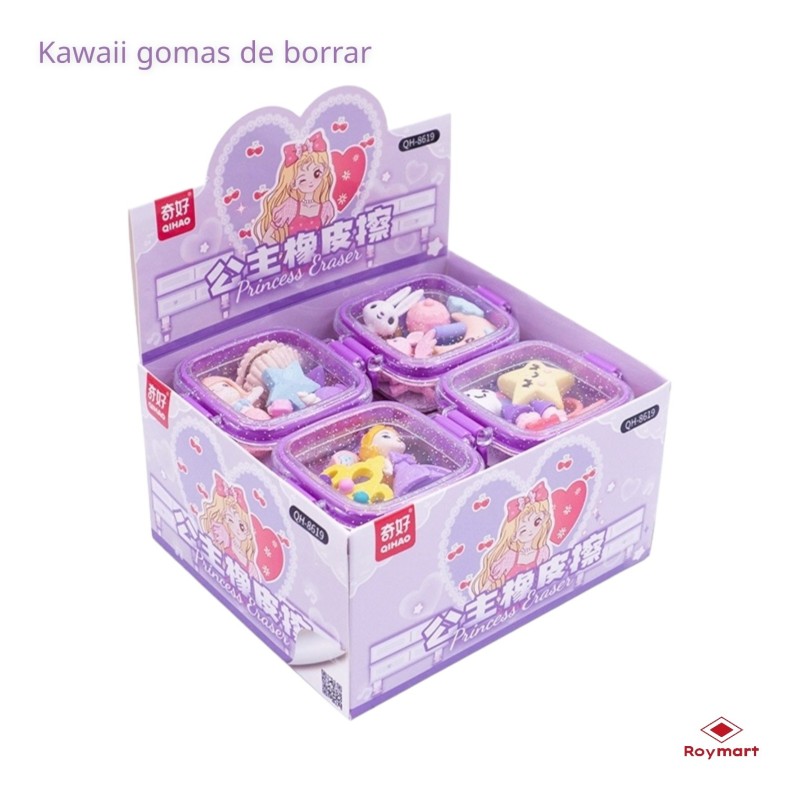 EXP.12 SETS GOMAS PRINCESS SURTIDAS Exp. 16 x 13,7 x 8,8 cm. Unid. 8 x 6,5 x 3 cm. EXP.12 SETS GOMAS PRINCESS SURTIDAS Exp. 16 x 13,7 x 8,8 cm. Unid. 8 x 6,5 x 3 cm.