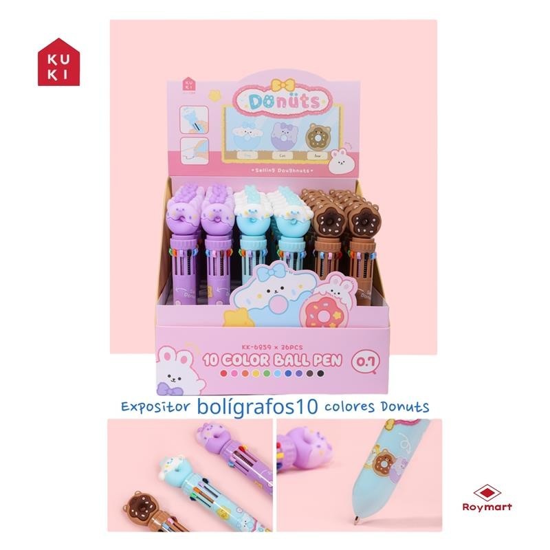 EXP.36 BOLIS 10 COLORES DONUTS,3 COLORES EXP.36 BOLIS 10 COLORES DONUTS,3 COLORES
