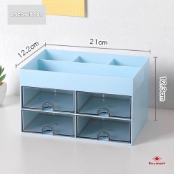 ORGANIZADOR SOBREMESA HORIZONTAL 4 CAJONES,3 COL. 12,2 x 21 x 12,3 cm ORGANIZADOR SOBREMESA HORIZONTAL 4 CAJONES,3 COL. 12,2 x 21 x 12,3 cm