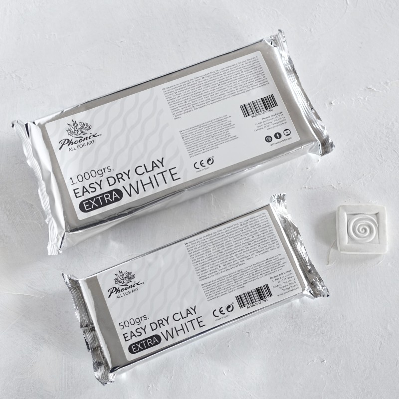 EASY DRY CLAY EXTRA WHITE 500G EASY DRY CLAY EXTRA WHITE 500G