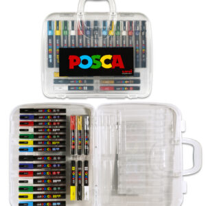 MALETA POSCA PVC 20P BÁSICOS