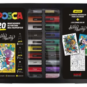 MALETA POSCA METÁLICA 20P DIRTY HARRY