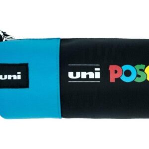 ESTUCHE TELA POSCA AZUL