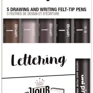 PIN SET 5P LETTERING