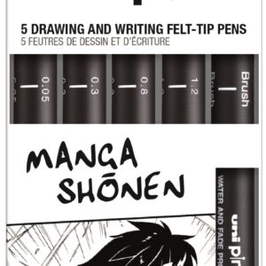 PIN SET 5P MANGA SHONEN