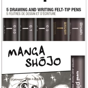 PIN SET 5P MANGA SHOJO